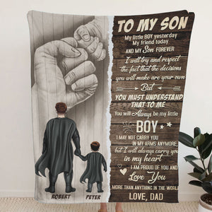 To My Son/Daughter - Personalized Blanket - Blanket - GoDuckee