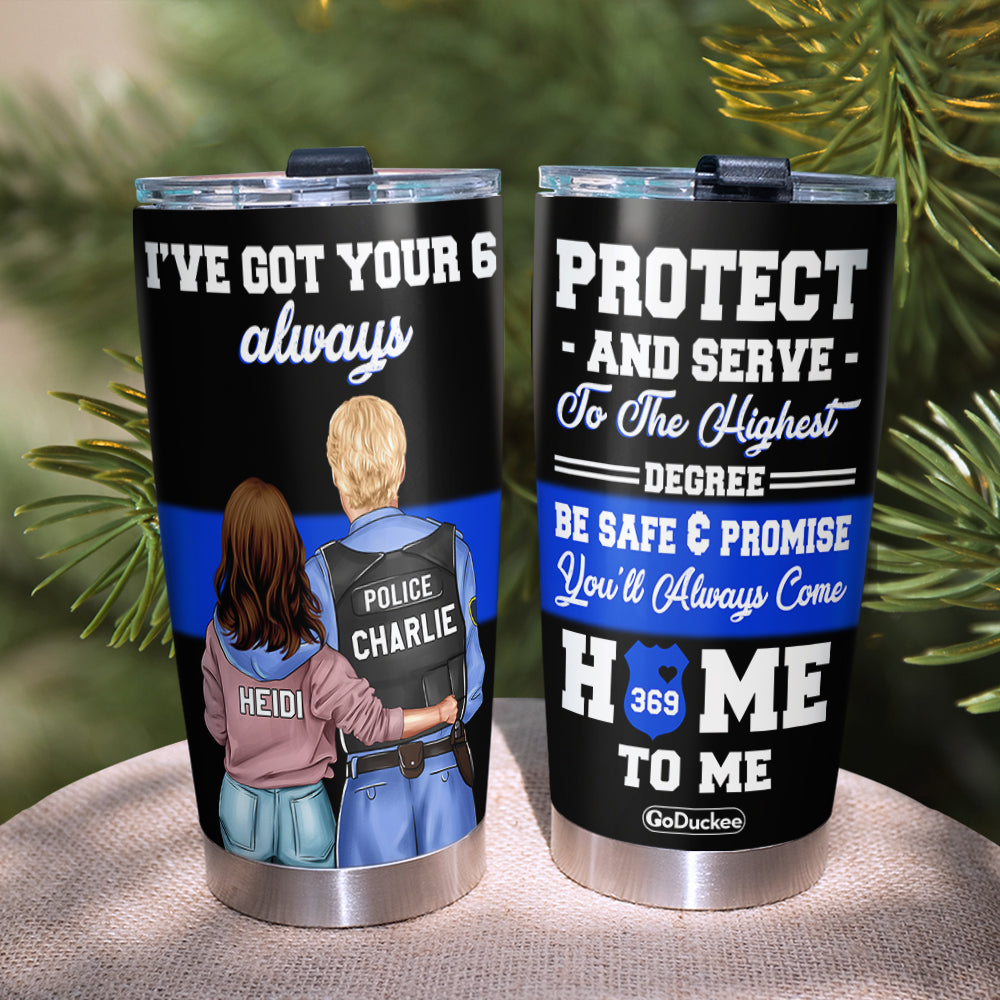 You'll Always Come Home To Me, Couple Husband And Wife Personalized Tumbler - Tumbler Cup - GoDuckee