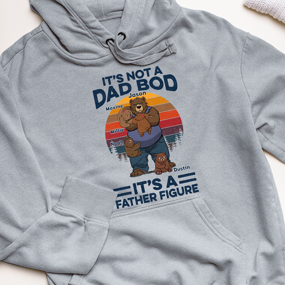 Vintage Not A Bear Dad Bod Personalized Beer Shirts, Funny Father's Day Gifts - Shirts - GoDuckee