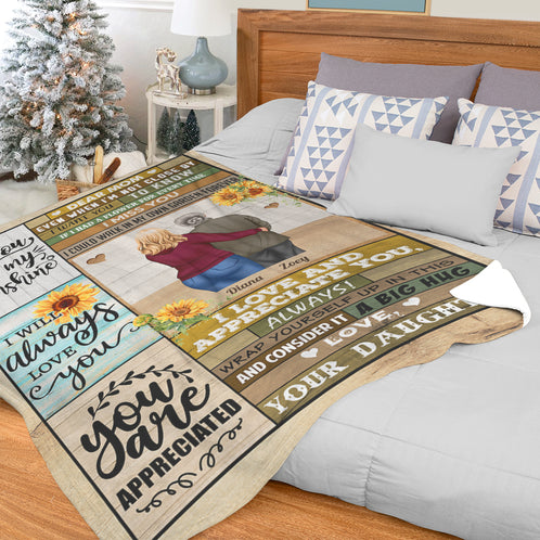 Dear Mom You Are My Sunshine I Love And Appreciate You, Family Blanket Gift - Blanket - GoDuckee