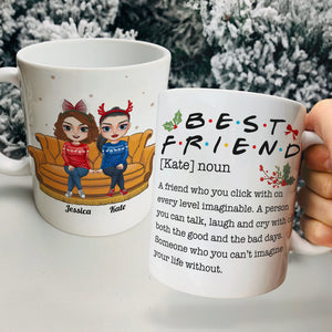 Someone Who You Can't Imagine Your Life Without, Best Friend White Mug - Coffee Mug - GoDuckee