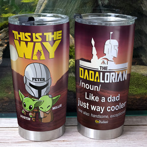 Dad Definition - Personalized Tumbler Cup - Gift For Dad - Tumbler Cup - GoDuckee