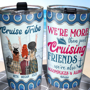 Cruise Tribe - Personalized Tumbler Cup - Tumbler Cup - GoDuckee