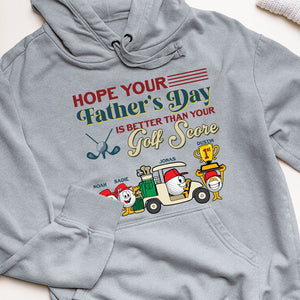 Fore! The Most Tee-rrific Dad Personalized Golf Father Shirt Gift For Dad - Shirts - GoDuckee
