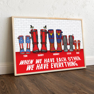 When We Have Each Other, We Have Everything, Family Canvas 02NTTM241022 Personalized Canvas Print - Poster & Canvas - GoDuckee