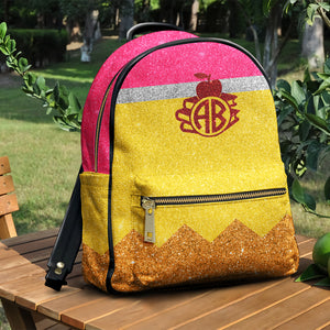 Teacher Monogram Design - Personalized Backpack - Backpack - GoDuckee