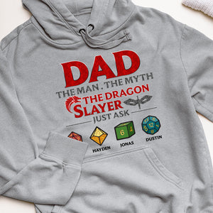 D&D Dad The Man The Myth, Personalized Shirts, Father's Day Gifts for Dads - Shirts - GoDuckee