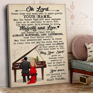 Personalized Piano Lady Poster - Majesty and Love - Poster & Canvas - GoDuckee