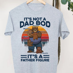 Vintage Not A Bear Dad Bod Personalized Beer Shirts, Funny Father's Day Gifts - Shirts - GoDuckee