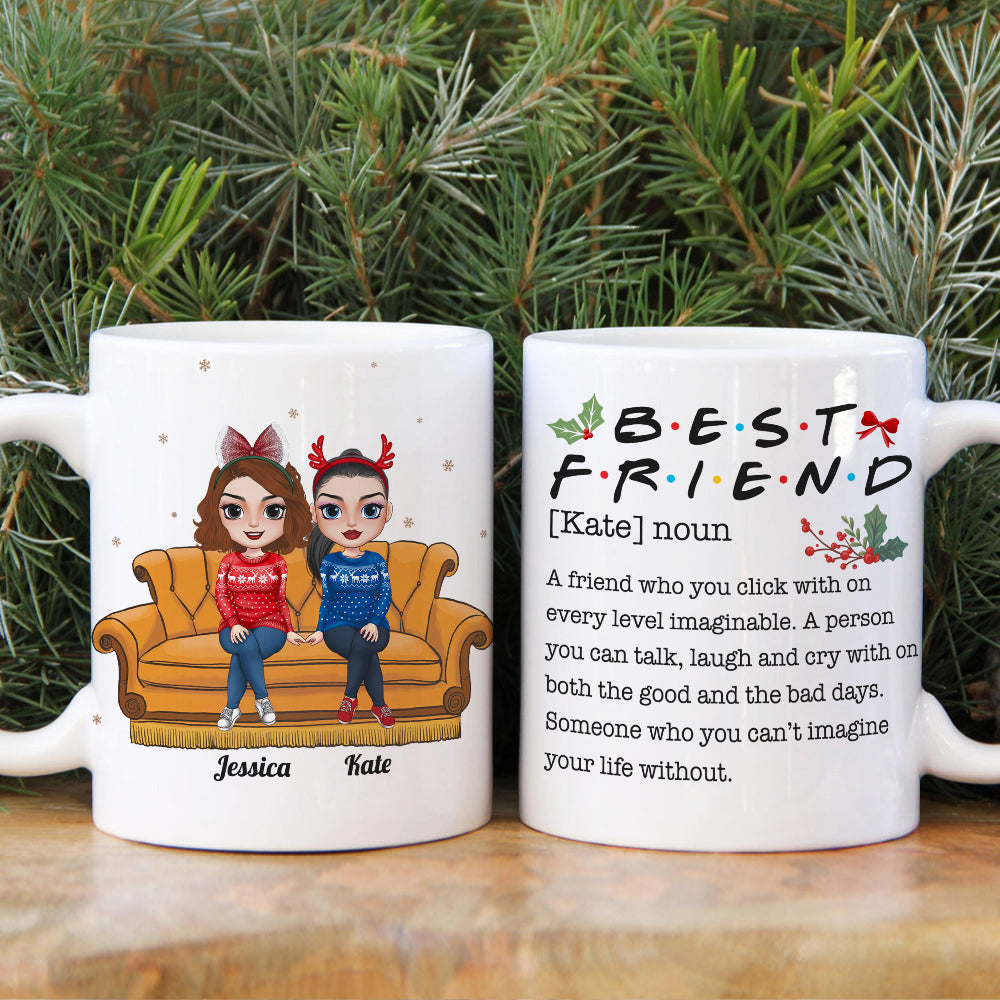 Someone Who You Can't Imagine Your Life Without, Best Friend White Mug - Coffee Mug - GoDuckee
