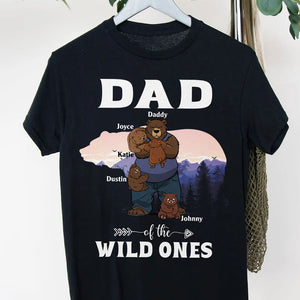 Dad Of The Wild Ones Personalized Shirts, Gift For Dad - Shirts - GoDuckee