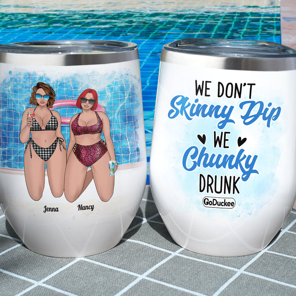 Funny Girls Are Drinking Again Skinny Tumbler – tcbco