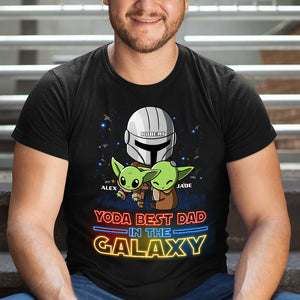 Best Dad In The Galaxy - Personalized Shirts - Shirts - GoDuckee