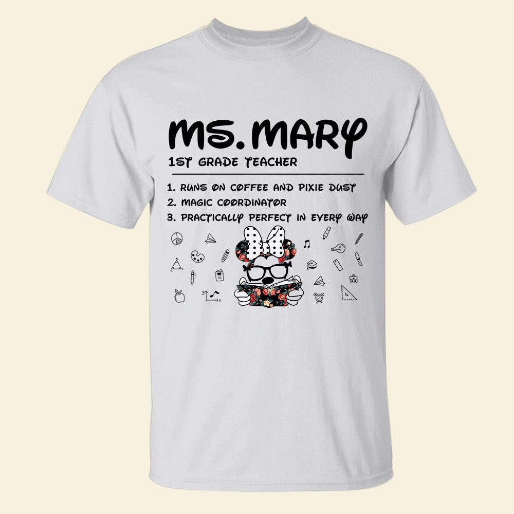 Teacher Definition Personalized Teacher Shirt Gift For Teacher - Shirts - GoDuckee