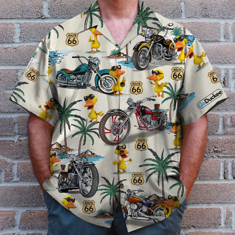 Hawaiian Tiki With Tropical Pattern - Hawaiian Shirt, Aloha Shirt - GoDuckee