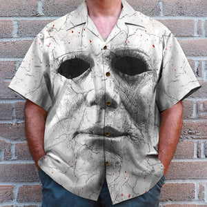 No Matter How Fast You Run, Halloween Serial Killer Hawaiian Shirt, Halloween Costume for Horror Fans - Hawaiian Shirts - GoDuckee