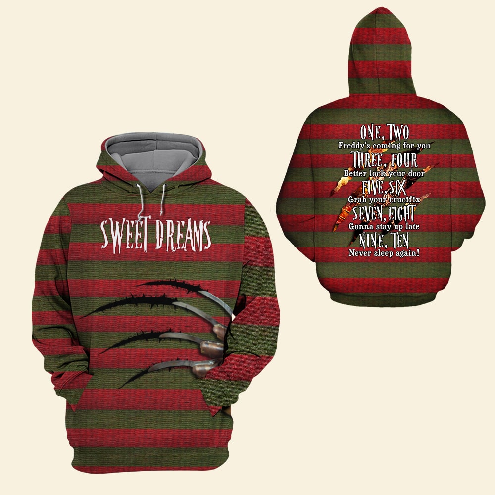 Halloween Nine Ten Never Sleep Again, All Over Print Shirt, Gift for Horror Fans - AOP Products - GoDuckee