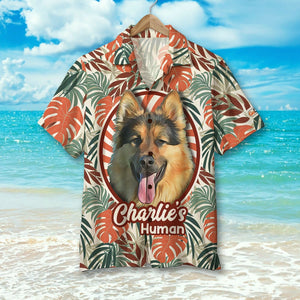 Custom Photo - Dog Lover Hawaiian Shirt - Floral Pattern - Hawaiian Shirts - GoDuckee