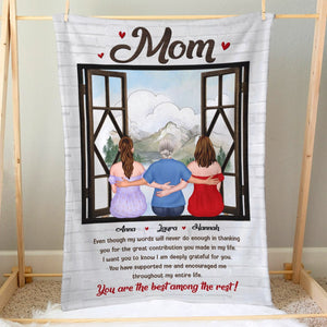 You Are The Best Among The Rest - Mother's Day Blanket - Mother's Day Gift - Personalized Blanket - Gift For Mom - Blanket - GoDuckee