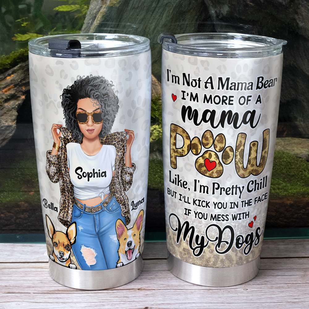 Mama Bear Tumbler With Straw - Gifts For Mom From Daughter, Son - Mothers  Day, Birthday, Christmas Gifts For Mom, New Mom - 20oz Stainless Steel