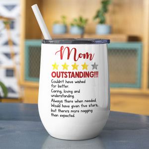 Mom Outstanding Couldn't Have Wished For Better, Personalized Mug, Mother's Day Gift, Gift For Mom - Coffee Mug - GoDuckee