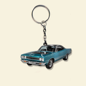 Custom Muscle Car Photo Keychain, Gift For Car Lovers - Keychains - GoDuckee
