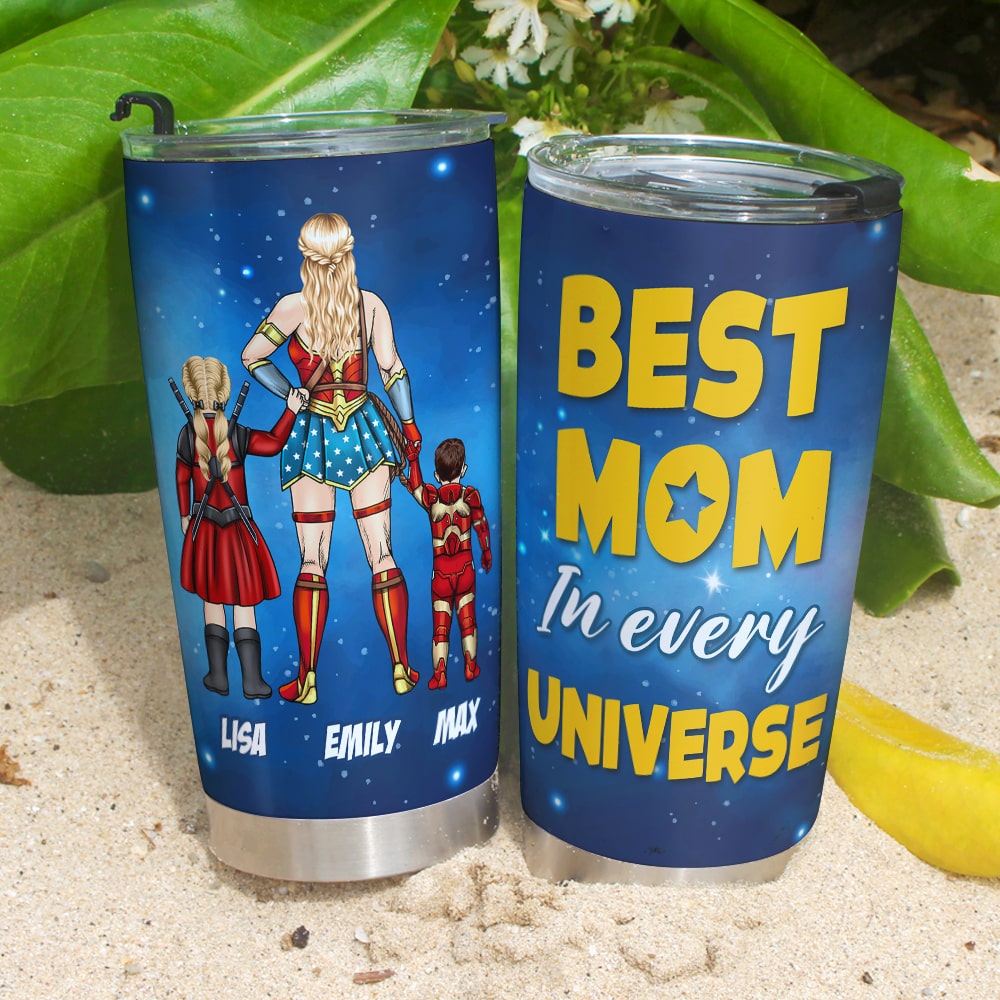 Gift For Mom, Personalized Tumbler, Mom And Kids Tumbler, Mother's Day -  GoDuckee