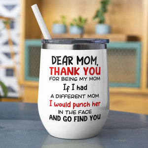 Gift For Happy Mother's Day, Mom Personalized Coffee Mug Accent Mug Wine Tumbler - Coffee Mug - GoDuckee