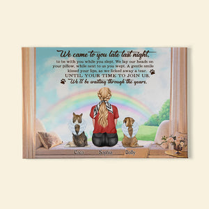 We Came To You Late Last Night Personalized Heaven Cat Canvas Print Gift For Cat Lovers - Poster & Canvas - GoDuckee