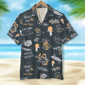 Surfing Shirt and Shorts - It's Not Tragic To Die Doing What You Love - Hawaiian Shirts - GoDuckee