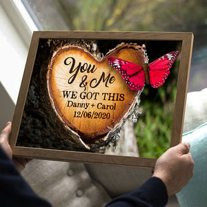 You & Me We Got This Personalized Couple Canvas Print, Gift For Couple - Poster & Canvas - GoDuckee