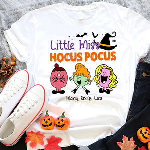 Halloween Sisters Personalized Witch Shirt Gift For Film Lovers - Shirts - GoDuckee