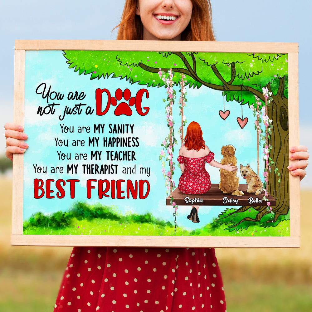 You Are Not Just A Dog Personalized Wall Art, Gift For Dog Lover - Poster & Canvas - GoDuckee