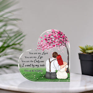 You Are My Love You Are My Life Personalized Couple Plaque, Gift For Couple - Decorative Plaques - GoDuckee