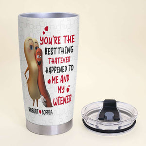 Personalized Tumbler Cup For Couple- Your Are The Best Thing To Me- Funny Gift - Tumbler Cup - GoDuckee