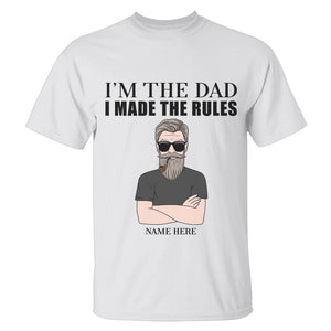 Personalized Gifts Shirt Ideas with Family Rules Custom Shirts Customize quote and appearance for dad, mom, oldest kid, middle kid and youngest kid - Shirts - GoDuckee