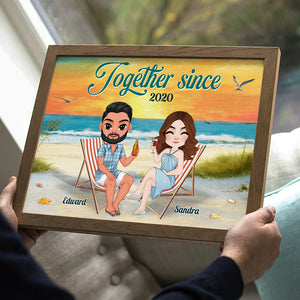 Together Since, Personalized Poster, Gift For Couple - Poster & Canvas - GoDuckee