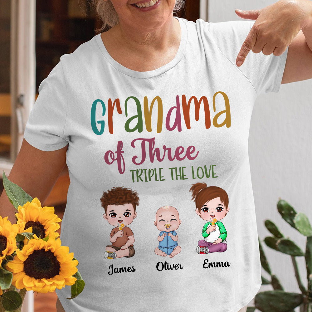 Grandma Of The Love, Personalized Shirt, Gift For Grandma - Shirts - GoDuckee