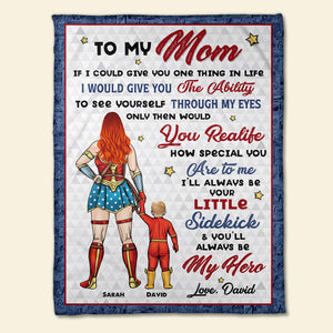 Family Gift For Mom 06ACLI040423TM Personalized Blanket - Blanket - GoDuckee