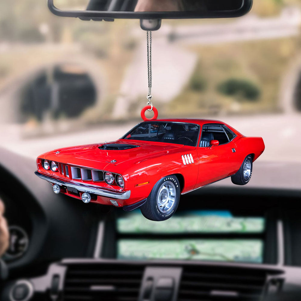 Custom Flat Car Ornament and Keychain, Upload Car Photo, Gift For Car Lovers - Ornament - GoDuckee