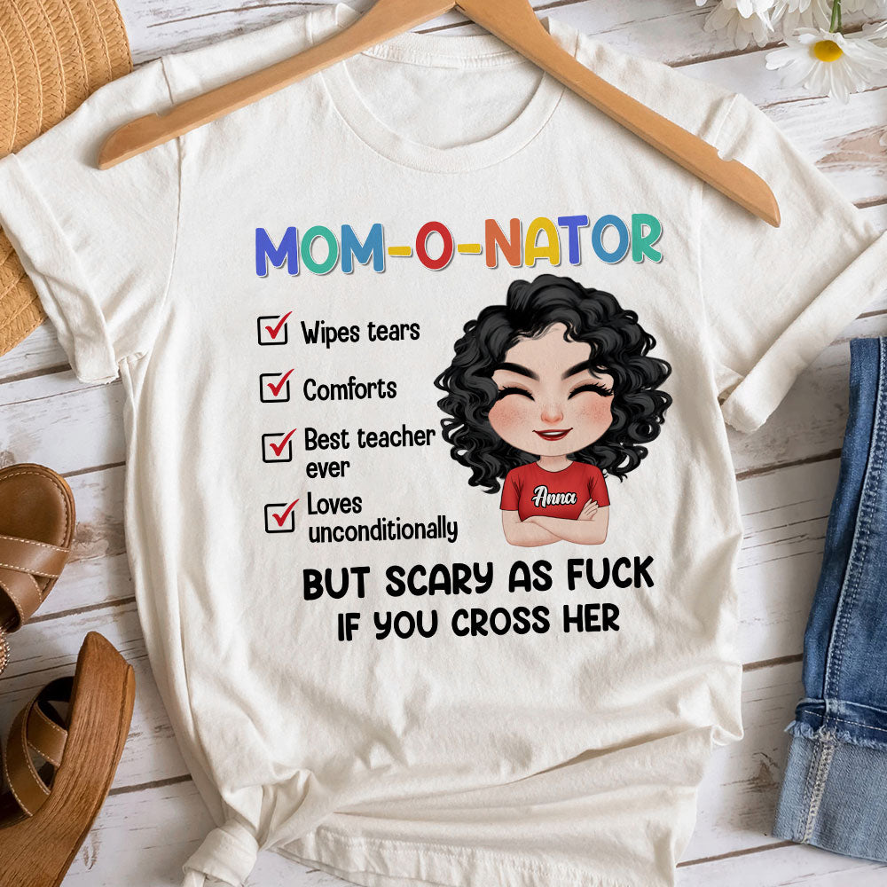 Mom-o-nator - Mother's Day Gift - Personalized Mother's Day Shirt - Gift For Mom - Shirts - GoDuckee