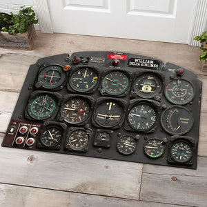 Personalized Cockpits Of Aircraft And Helicopter Doormat, Gift For Aircraft Lovers - Doormat - GoDuckee