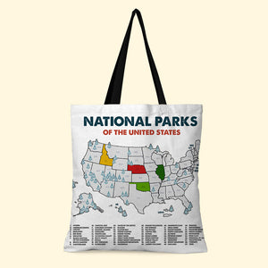Personalized USA National Park Tote Bag - There Is Nothing So American As Our National Parks - Tote Bag - GoDuckee