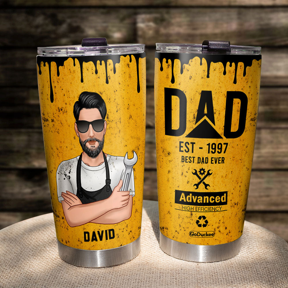 You Are Our Super Dad Personalized S. M. Tumbler Cup Gift For Dad - GoDuckee