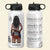 Personalized Viking Girl Water Bottle - Strength, Honor, Loyalty, Death Is Life - Strong Woman - Water Bottles - GoDuckee