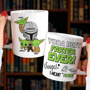 Best Farter Ever Ooops Mean Father Personalized White Mug, Gift For Father - Coffee Mug - GoDuckee
