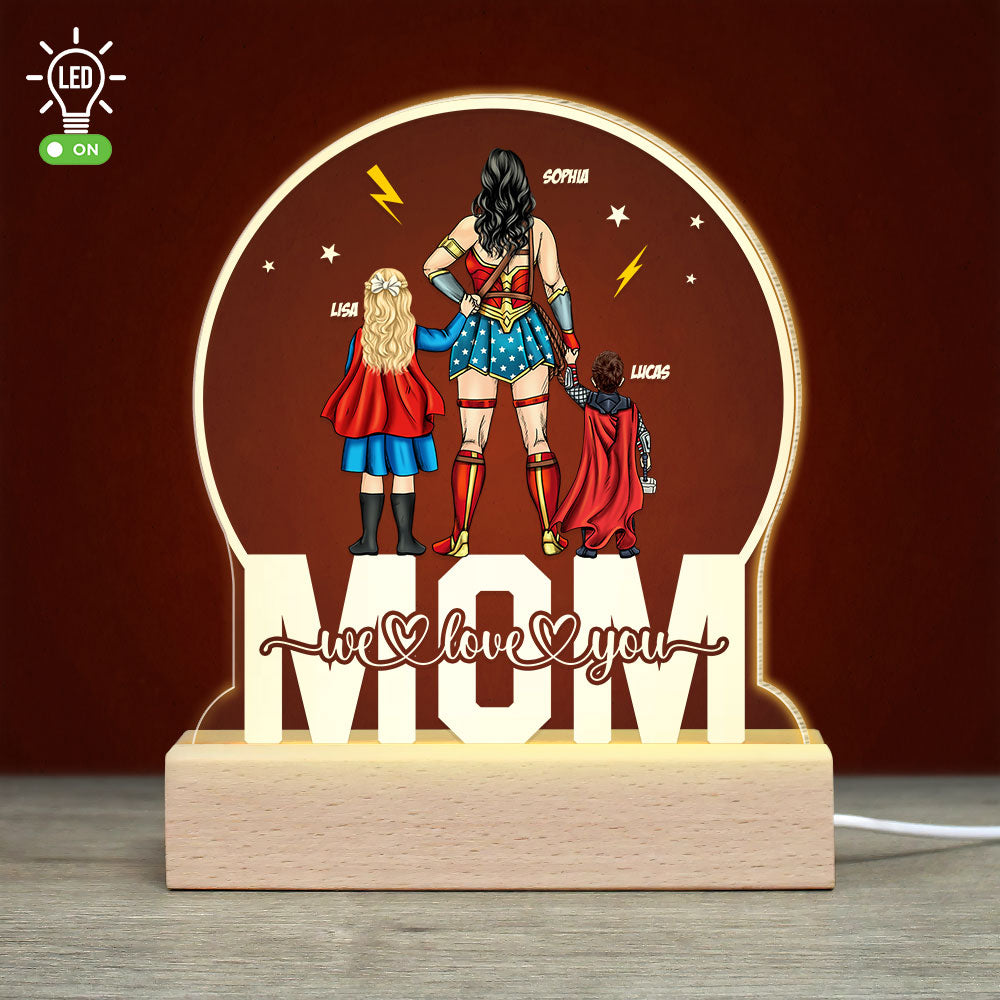 Mother's Day PW-02NATI210323TM Personalized Led Light - Led Night Light - GoDuckee