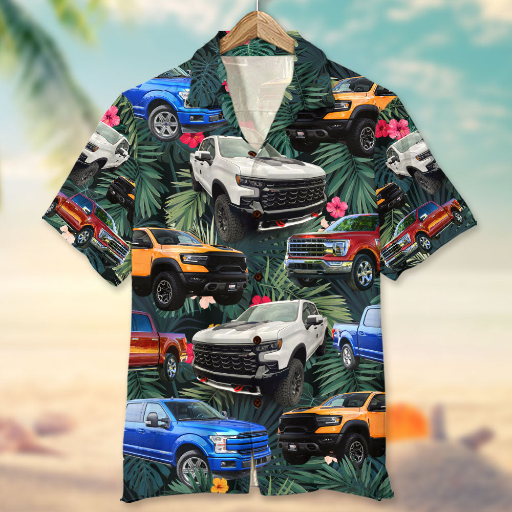 Modern Truck Hawaiian Shirt Gifts For Truck Drivers - T-shirts Low Price