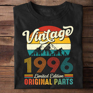 Limited Edition Original Parts Personalized Year Of Birth Shirt Gift For You - Shirts - GoDuckee