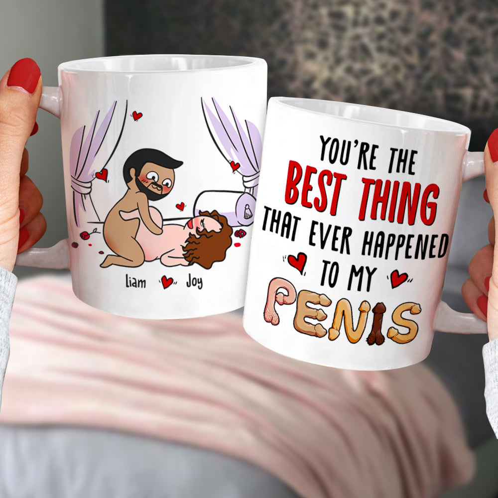 You're The Best Thing That Ever Happened To Me, Personalized Mug, Funny Gift For Couple - Coffee Mug - GoDuckee